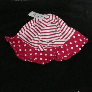 CHILDREN'S PLACE | s-m small - medium | Canada Day - Red and White Hat With Bow